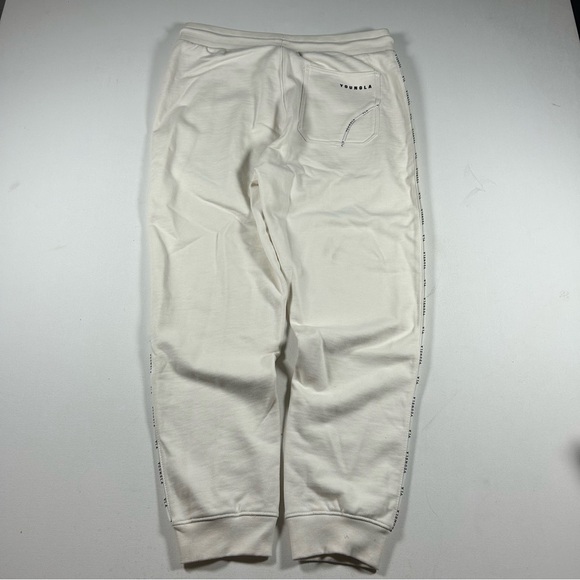 Young La BAGGY Sweatpants Comfort Unisex XL Joggers Cream NEW With TAGS - Picture 9 of 10
